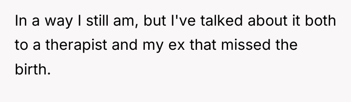 In a way I still am, but I've talked about...
