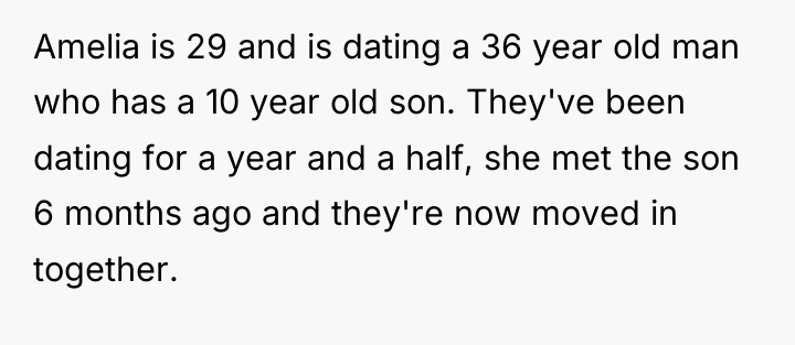 Amelia is 29 and is dating a 36 year old...