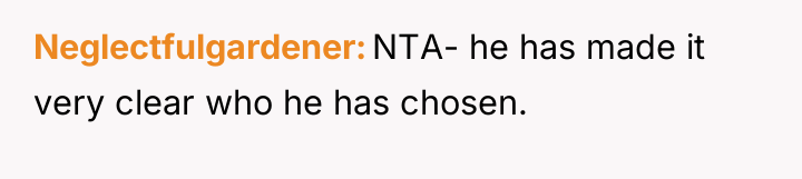 Neglectfulgardener NTA- he has made it very clear who he...