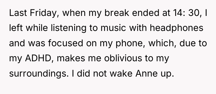 Last Friday, when my break ended at 14: 30, I...