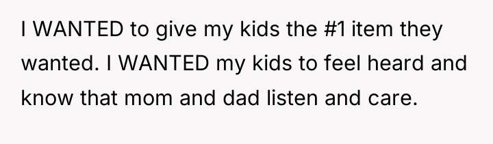 I WANTED to give my kids the #1 item they...