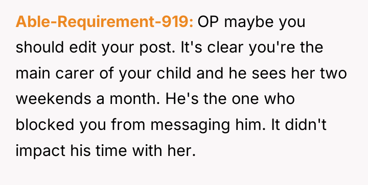 Able-Requirement-919 OP maybe you should edit your post. It's clear...