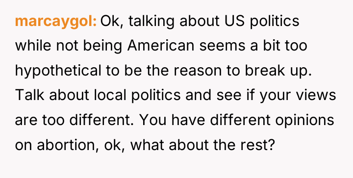 marcaygol Ok, talking about US politics while not being American...