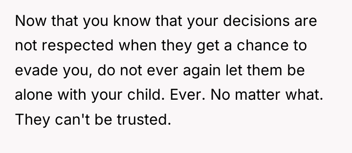 Now that you know that your decisions are not respected...