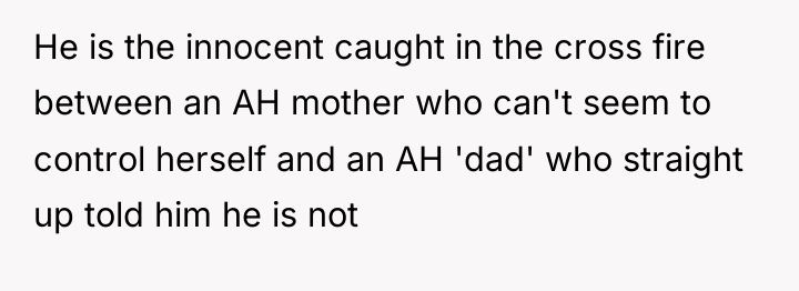 He is the innocent caught in the cross fire between...