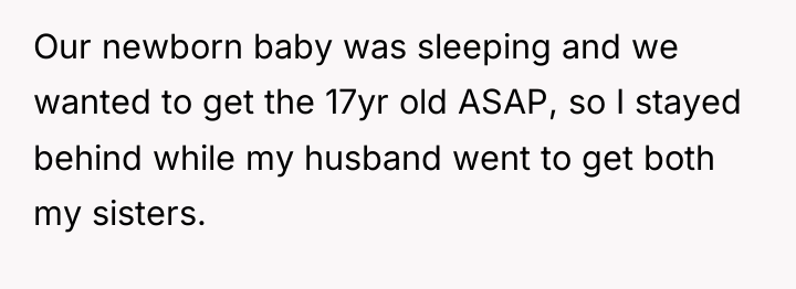 Our newborn baby was sleeping and we wanted to get...