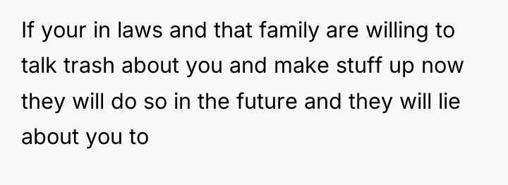 If your in laws and that family are willing to...