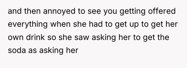 and then annoyed to see you getting offered everything when...