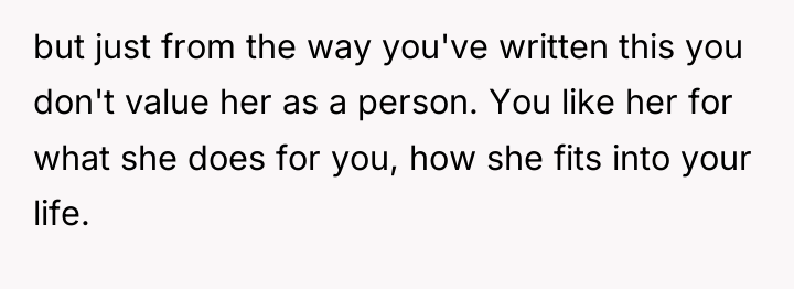 but just from the way you've written this you don't...