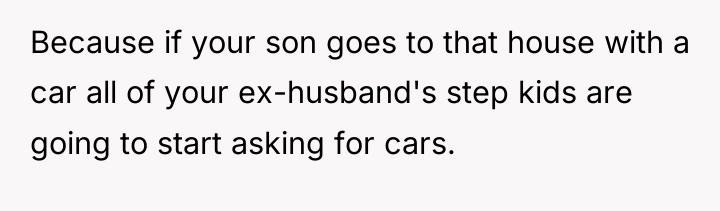 Because if your son goes to that house with a...