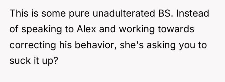 This is some pure unadulterated BS. Instead of speaking to...