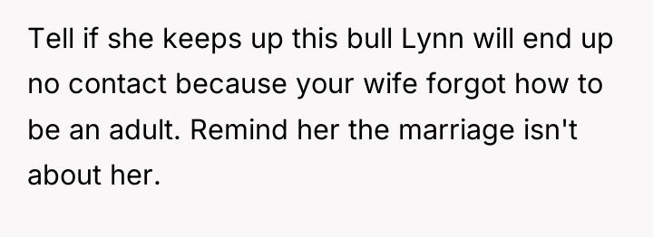 Tell if she keeps up this bull Lynn will end...