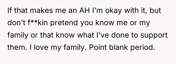 If that makes me an AH I'm okay with it,...