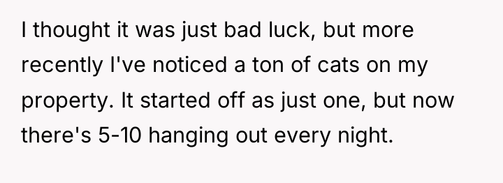 I thought it was just bad luck, but more recently...