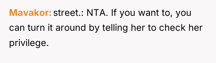 Mavakor street.: NTA. If you want to, you can turn...