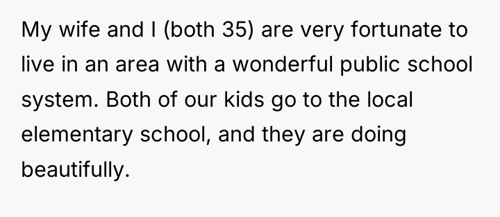 My wife and I (both 35) are very fortunate to...