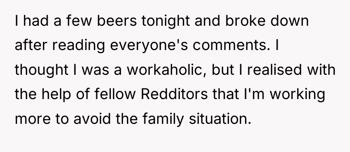 I had a few beers tonight and broke down after...