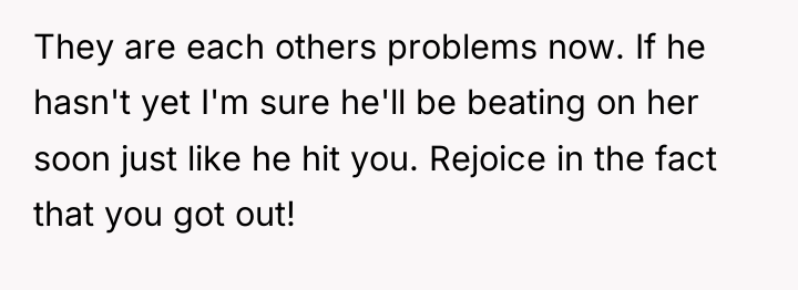 They are each others problems now. If he hasn't yet...