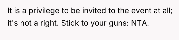 It is a privilege to be invited to the event...