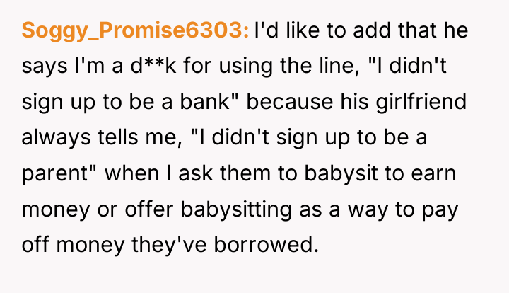 Soggy_Promise6303 I'd like to add that he says I'm a...