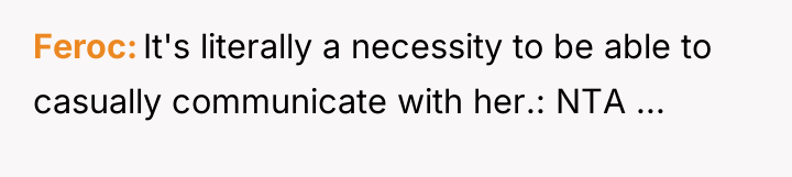 Feroc It's literally a necessity to be able to casually...