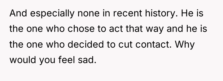 And especially none in recent history. He is the one...
