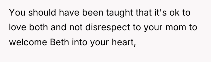 You should have been taught that it's ok to love...