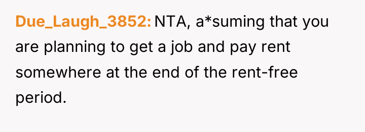 Due_Laugh_3852 NTA, a*suming that you are planning to get a...