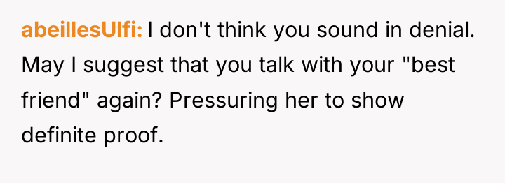 abeillesUlfi I don't think you sound in denial. May I...