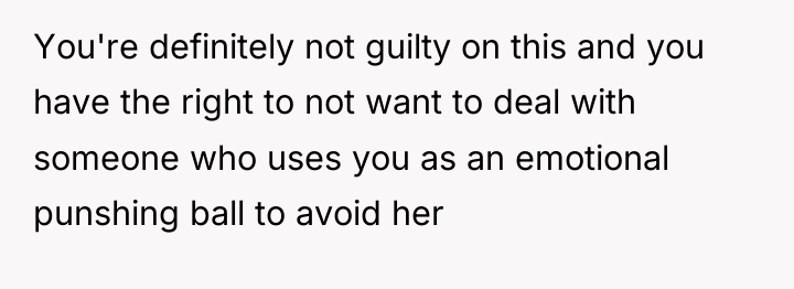 You're definitely not guilty on this and you have the...