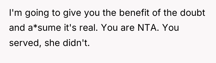 I'm going to give you the benefit of the doubt...