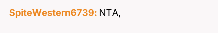 SpiteWestern6739 NTA,