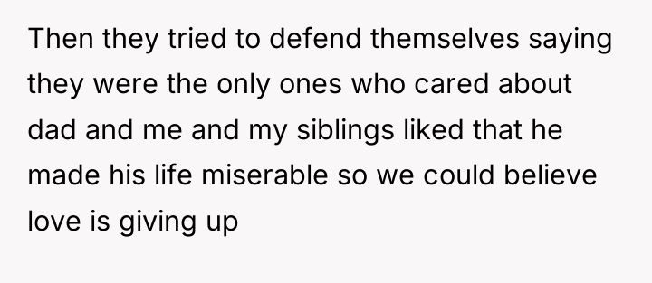 Then they tried to defend themselves saying they were the...