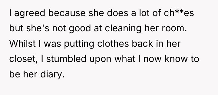 I agreed because she does a lot of ch**es but...