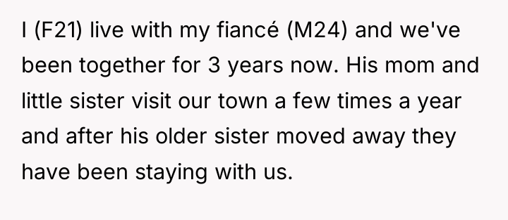 I (F21) live with my fiancé (M24) and we've been...