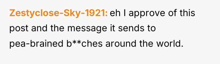 Zestyclose-Sky-1921 eh I approve of this post and the message...
