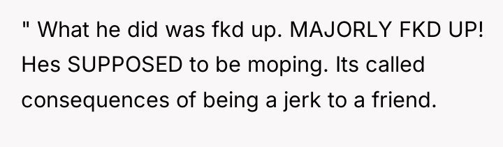 " What he did was fkd up. MAJORLY FKD UP!...