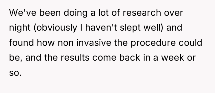 We've been doing a lot of research over night (obviously...