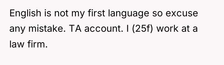 English is not my first language so excuse any mistake....