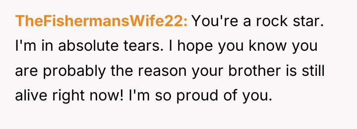 TheFishermansWife22 You're a rock star. I'm in absolute tears. I...