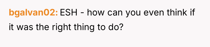 bgalvan02 ESH - how can you even think if it...