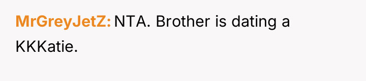 MrGreyJetZ NTA. Brother is dating a KKKatie.