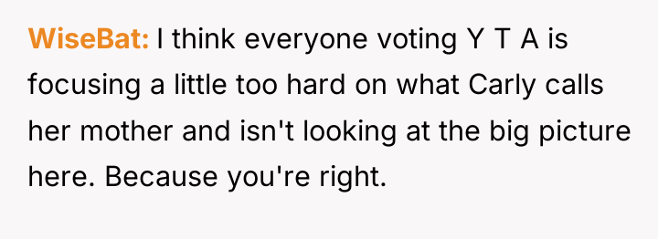 WiseBat I think everyone voting Y T A is focusing...