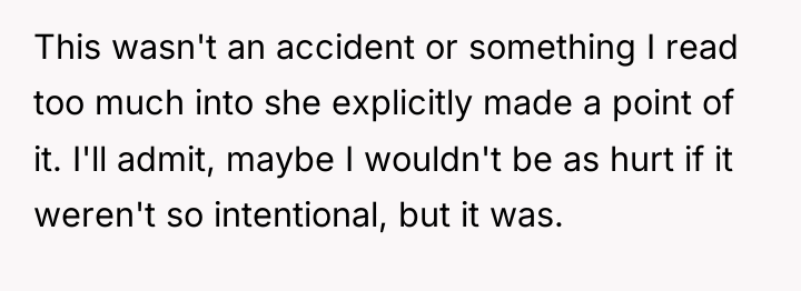 This wasn't an accident or something I read too much...