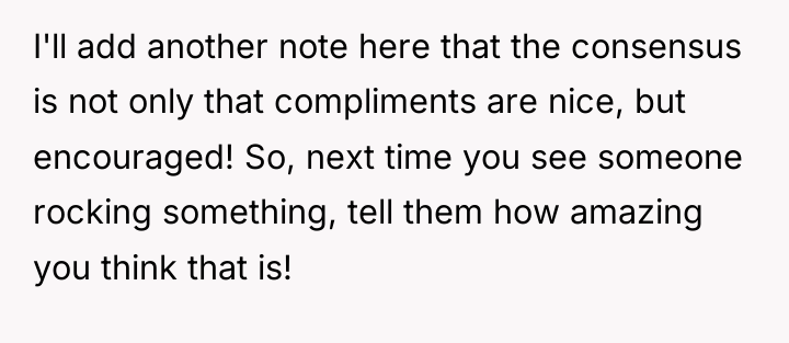 I'll add another note here that the consensus is not...