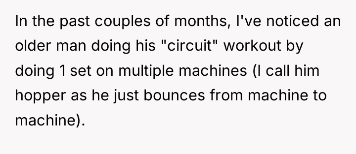 In the past couples of months, I've noticed an older...