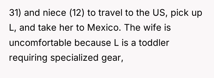 31) and niece (12) to travel to the US, pick...