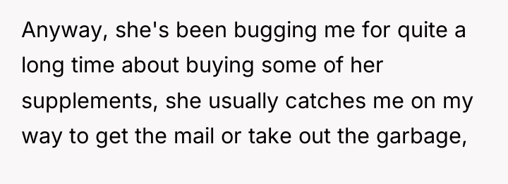 Anyway, she's been bugging me for quite a long time...