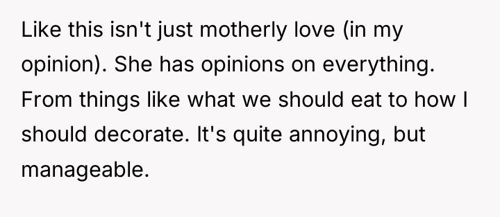 Like this isn't just motherly love (in my opinion). She...