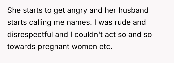 She starts to get angry and her husband starts calling...